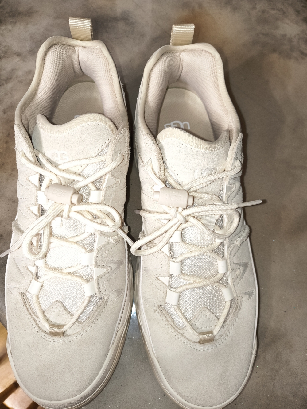 UGG Cat Trails Chunky Women's Cream Lace-Up Casual Sneakers